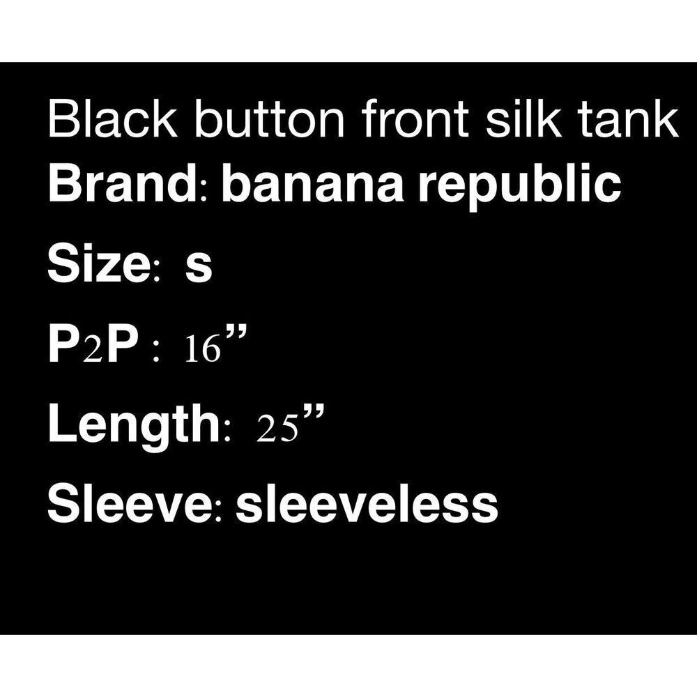Banana Republic silk ruffle tank - size S - Picture 4 of 8